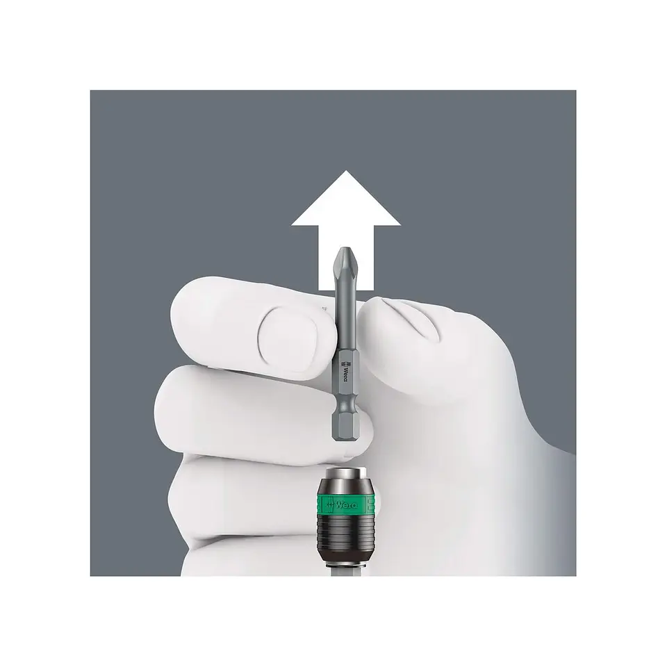 Wera 889/4/1 K Porta-puntas Universal Rapidaptor, 1/4