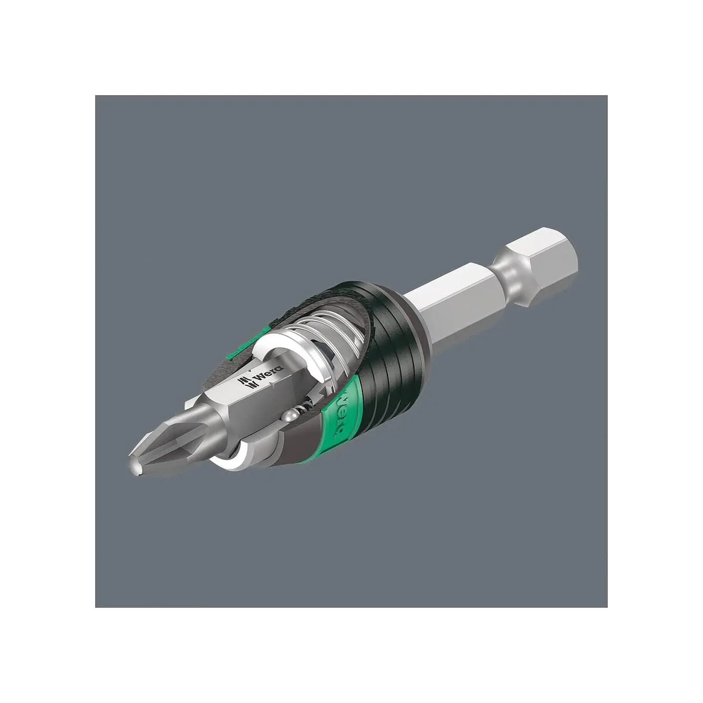 Wera 889/4/1 K Porta-puntas Universal Rapidaptor, 1/4