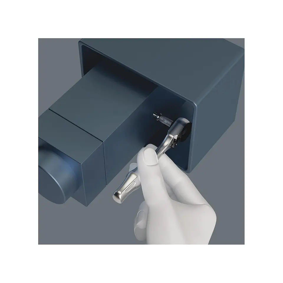 Wera 8001 A Zyklop Mini 1 Ratchet de Puntas de 1/4