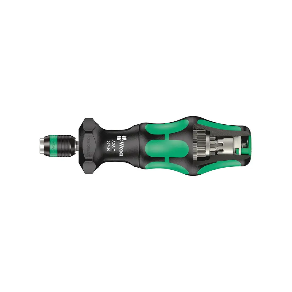 Wera 826 T Kraftform Turbo con Rapidaptor 1