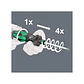 Wera 826 T Kraftform Turbo con Rapidaptor - Miniatura 2