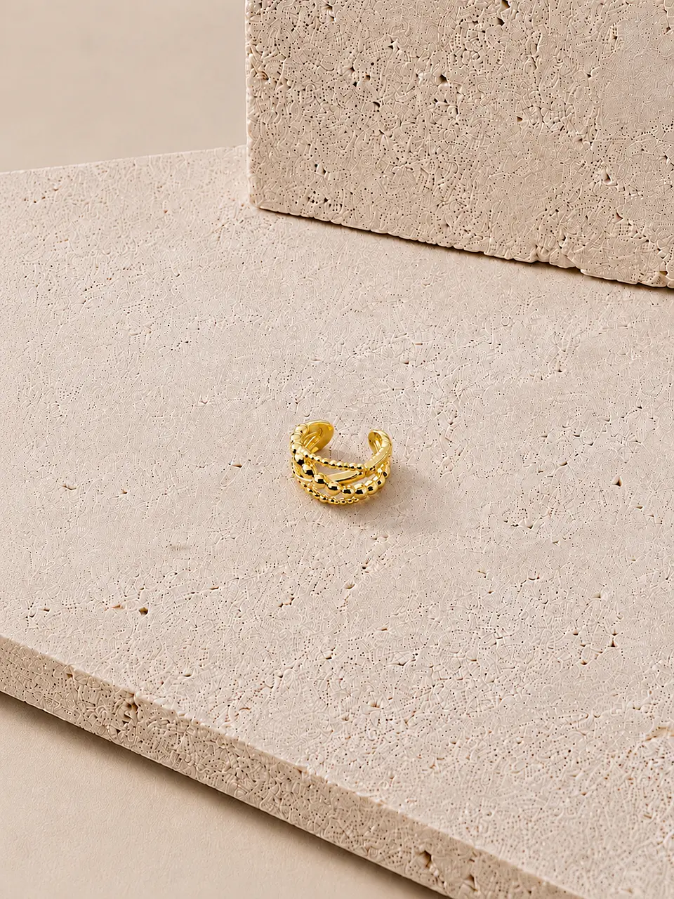 Ear Cuff Trenza Dorada 1