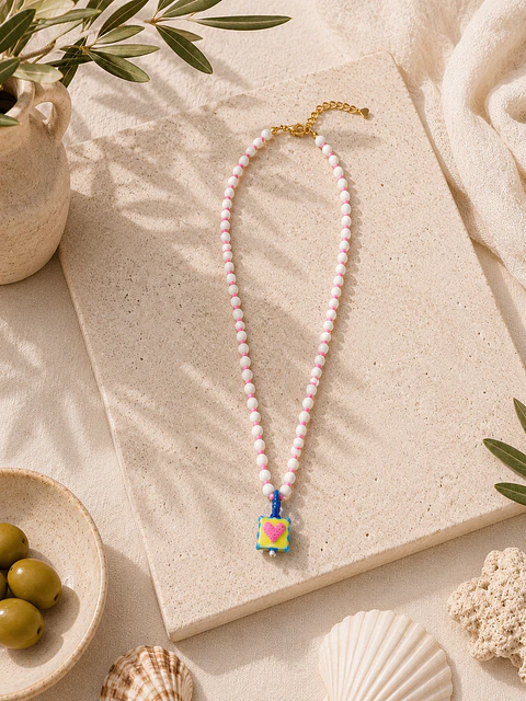 Collar Cuore Pop Felice
