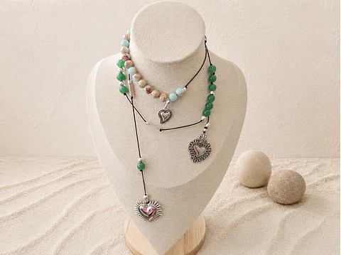 Collar Corazón Envolvente