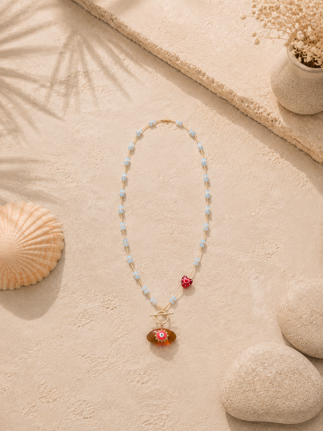 Collar Occhio d’Amore Rosa