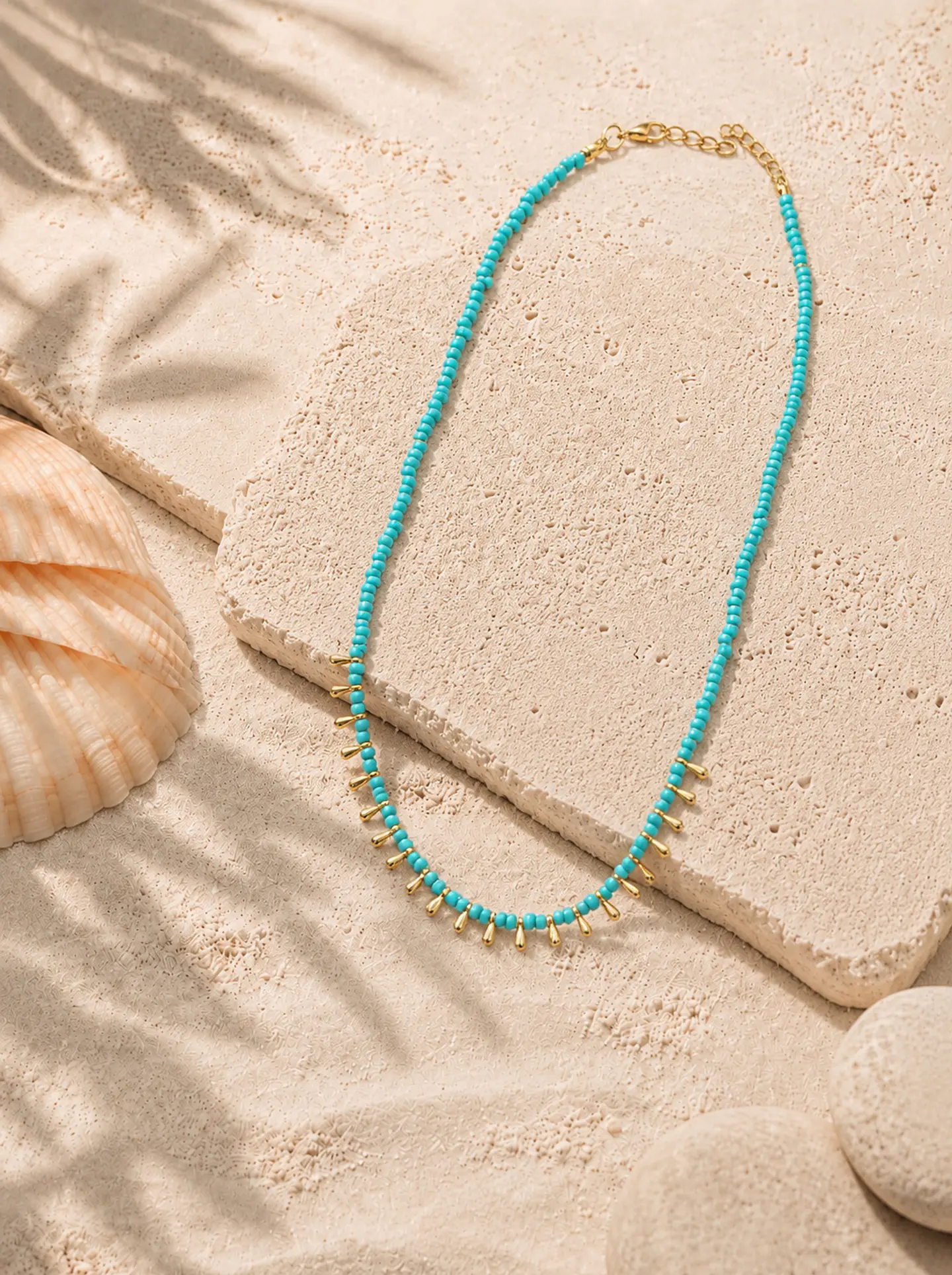 Collar Perline turchesi 1