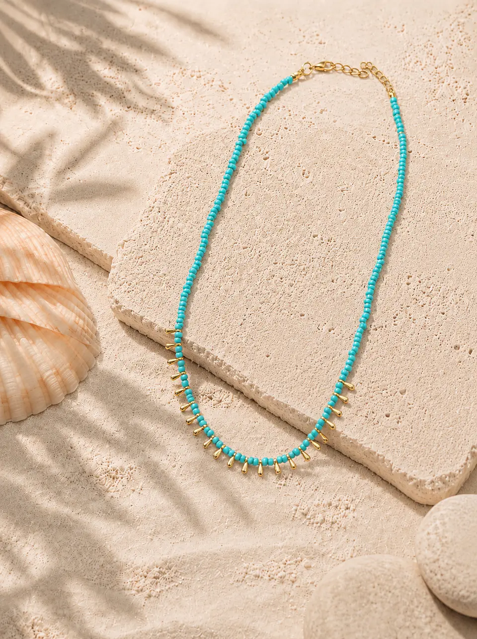 Collar Perline turchesi 1
