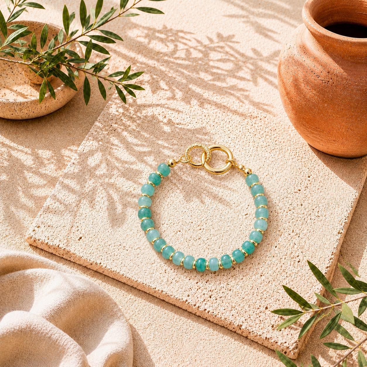 Pulsera Verde Acqua