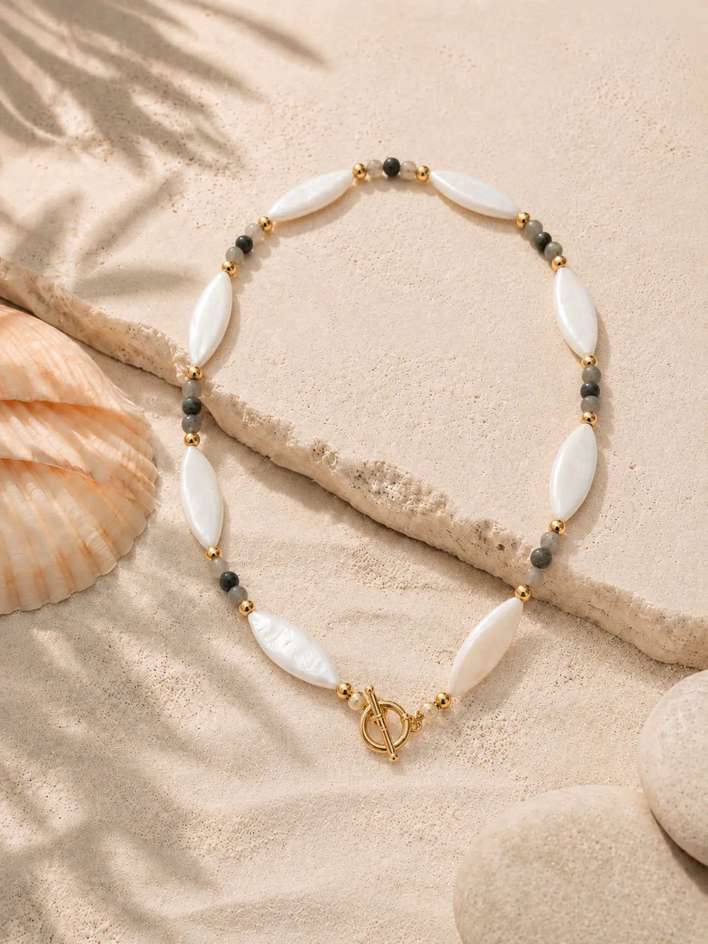 Collar Madreperla Amazonite 1