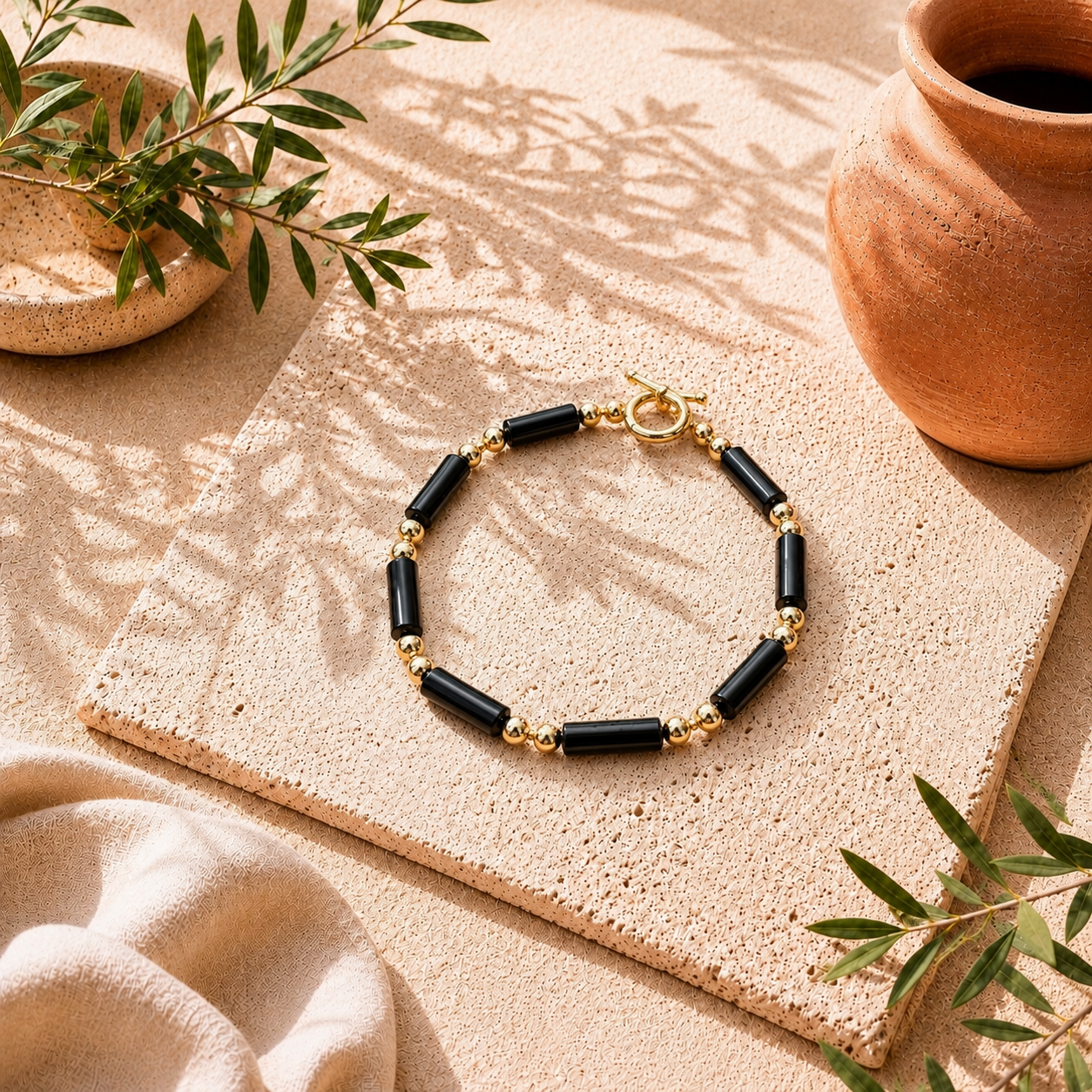 Pulsera Ágata Dark Blue