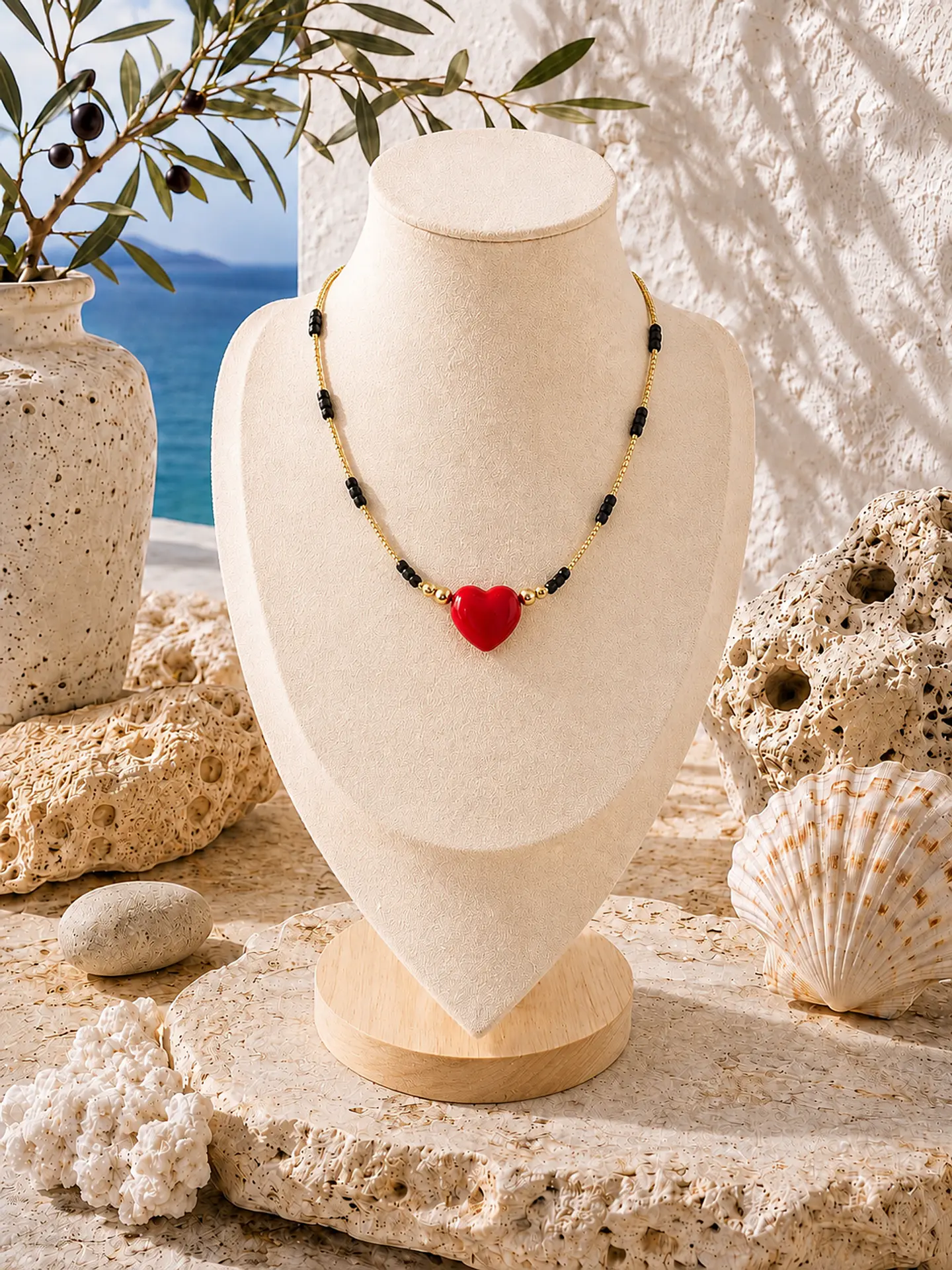 Collar Amore Rosso S 1