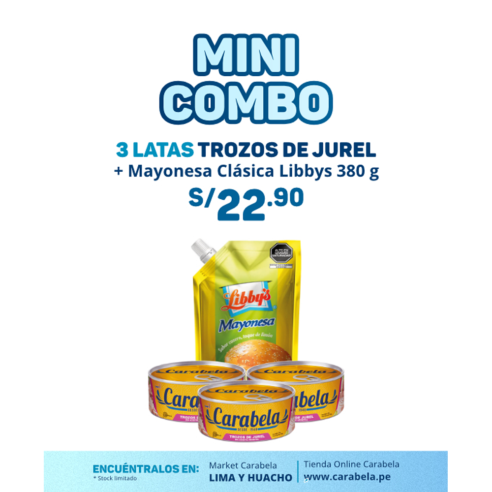 Mini Combo 3: Elige tu pack x3 + Mayonesa