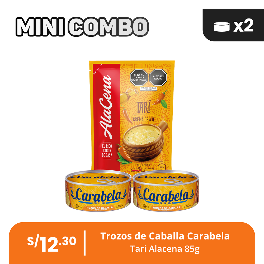 Mini Combo 7: Elige tu pack x2 + Salsa Tarí