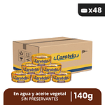 OFERTA DEL MES: Trozos de Atún en aceite vegetal Carabela - Caja x48+ 3 latas GRATIS