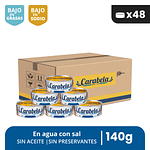 OFERTA DEL MES: Filetes de Atún en agua y sal Carabela - Caja x48+ 3 latas GRATIS