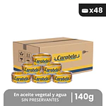 OFERTA DEL MES: Filetes de Atún en aceite vegetal Carabela - Caja x48+ 3 latas GRATIS
