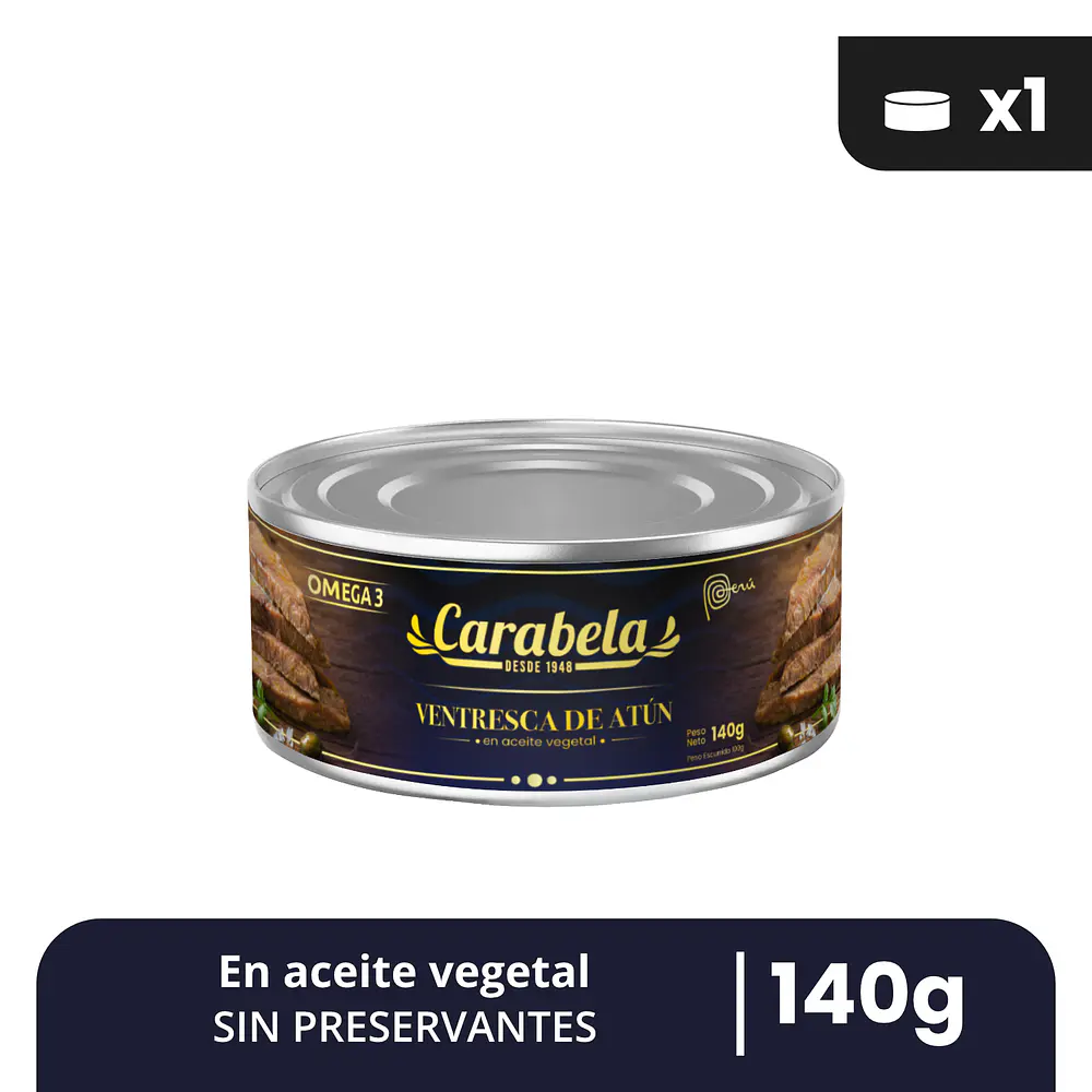 Ventresca de Atún en aceite vegetal 