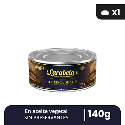 Ventresca de Atún en aceite vegetal 