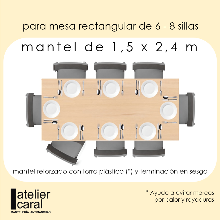 ESTRELLAS VINTAGE BEIGE                                              mantel antimanchas 1,5 x 2,4 m                                            ✂️ a confección 🚚 llega 5 · 7 días