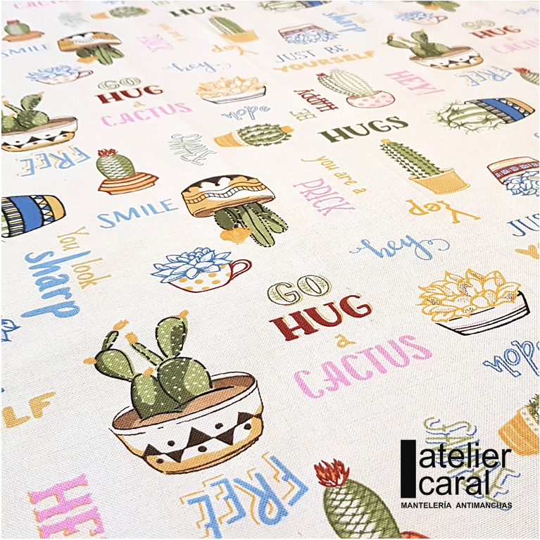 CACTUS<br><br>mantel rectangular<br>1,8 x 3,2 m<br><br>[ a confección ]<br>[ listo 7 · 9 días ]