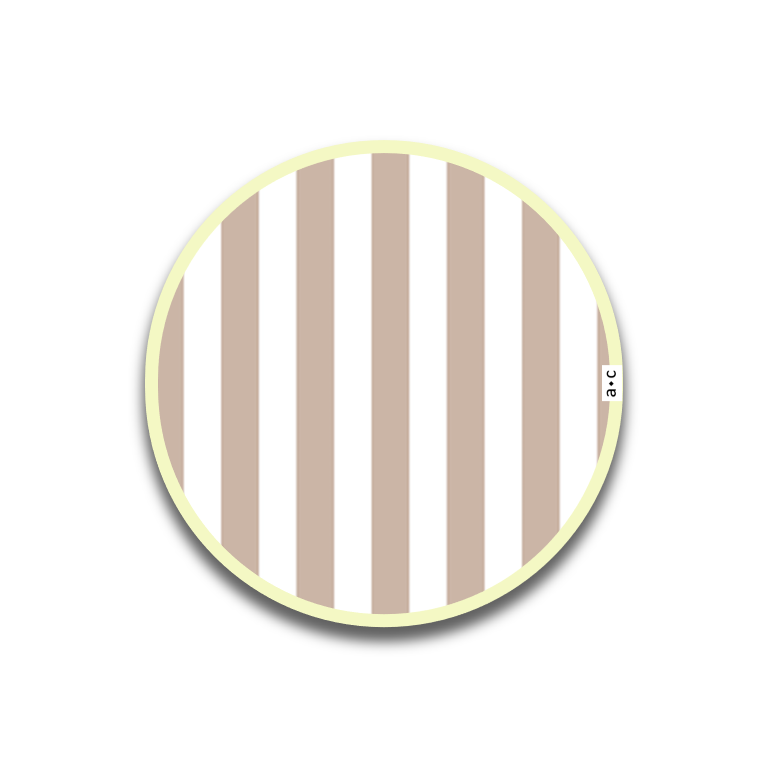 Individual Auxiliar 30 cm · RAYAS en Beige