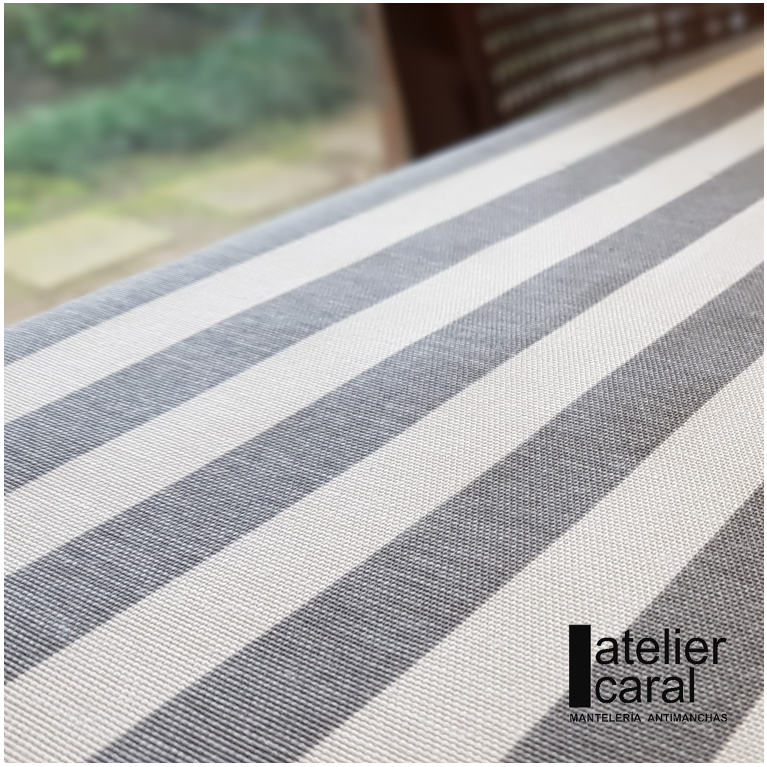 RAYAS GRIS <br> mantel rectangular antimanchas 1,2 x 1,7 m <br><br> en stock 🚚 llega 2 · 4 días