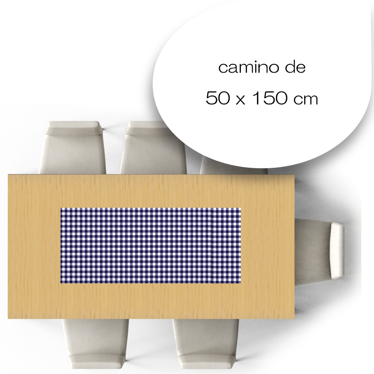 BISTROT AZUL<br>camino corto<br>50 x 150 cm<br><br>[ en stock ]<br>[ llega 2 · 4 días ]