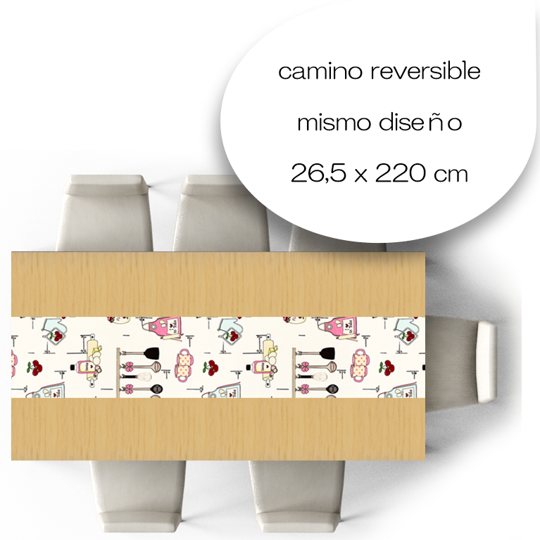 BAKERY<br><br>camino largo<br>26,5 x 220 cm<br><br>[ en stock ]<br>[ llega 2 · 4 días ]