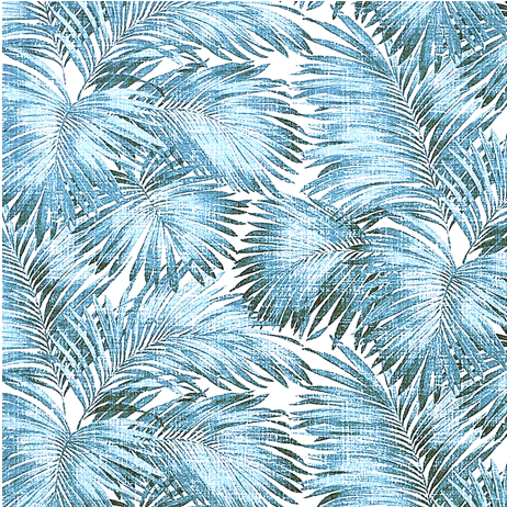 PALMERAS AZUL mantel 1,5 x 1,5 m