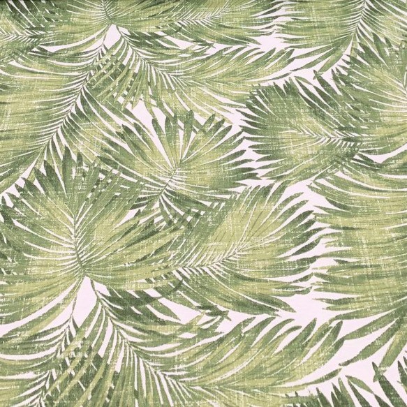 PALMERAS VERDE <br> camino de mesa antimanchas 50 x 150 cm <br><br> ✂️ disponible en 5 · 7 días