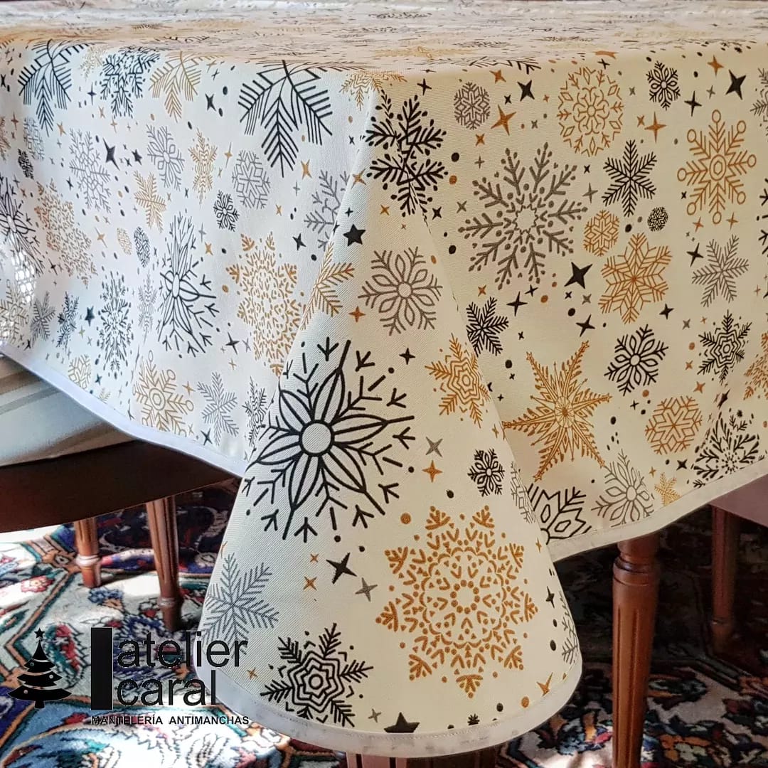 NAVIDAD COPOS 🎄  BLANCO 🎄