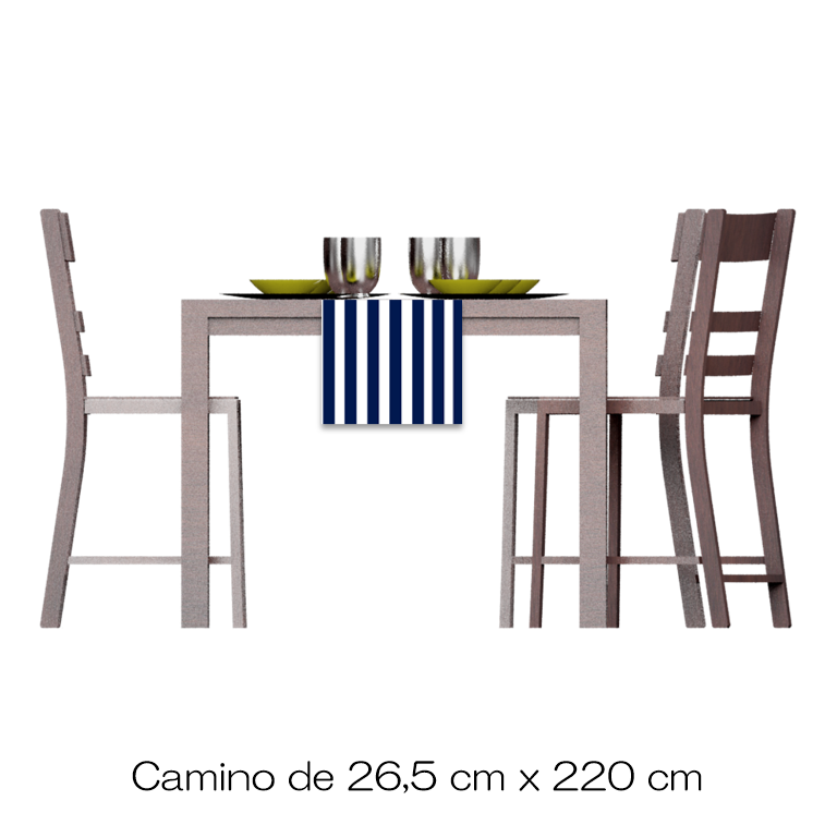 RAYAS<br>AZUL<br>camino largo<br>26,5 x 220 cm<br><br>[ en stock ]<br>[ llega 2 · 4 días ]