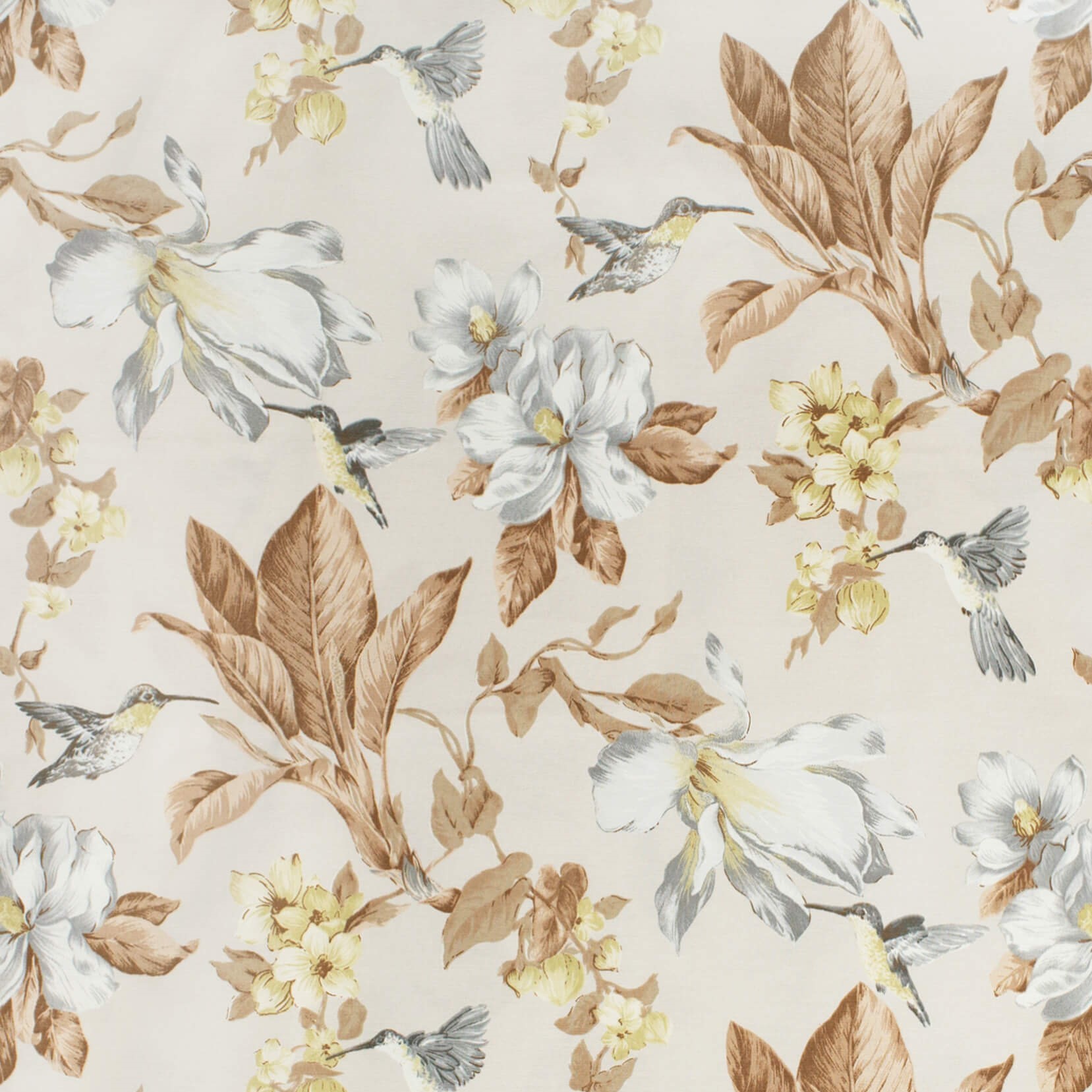 MAGNOLIAS BEIGE mantel 1,5 x 2,4 m antimanchas