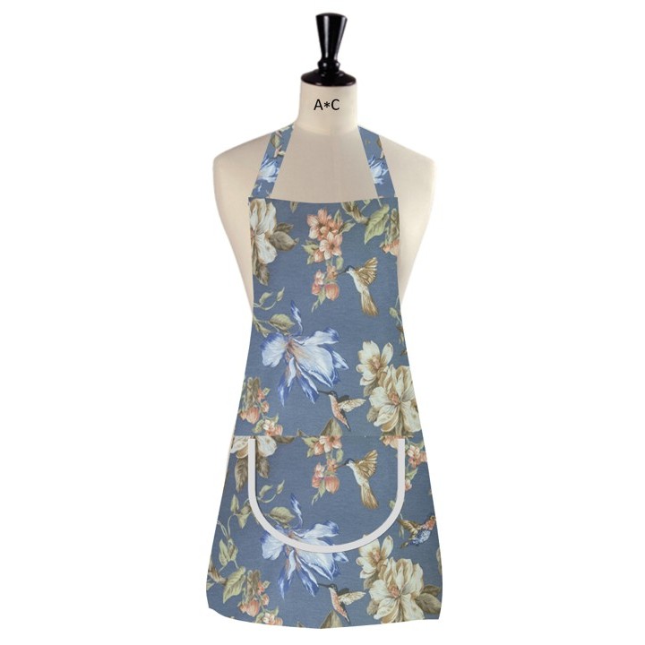 MAGNOLIAS AZUL delantal multiuso cocina y jardín