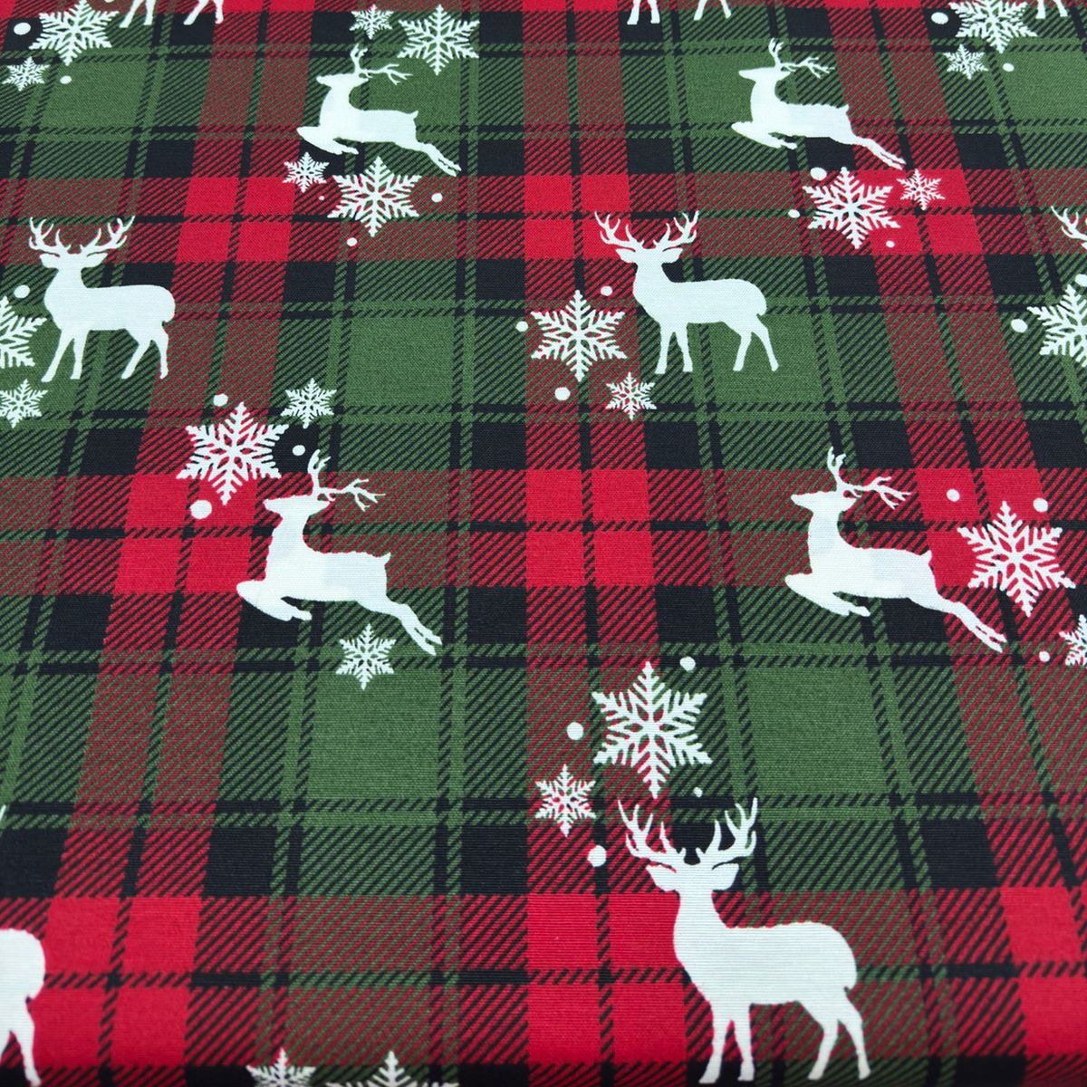 NAVIDAD RENOS 🎄 ESCOCÉS 🎄 mantel 1,5 x 2,4 m  antimanchas