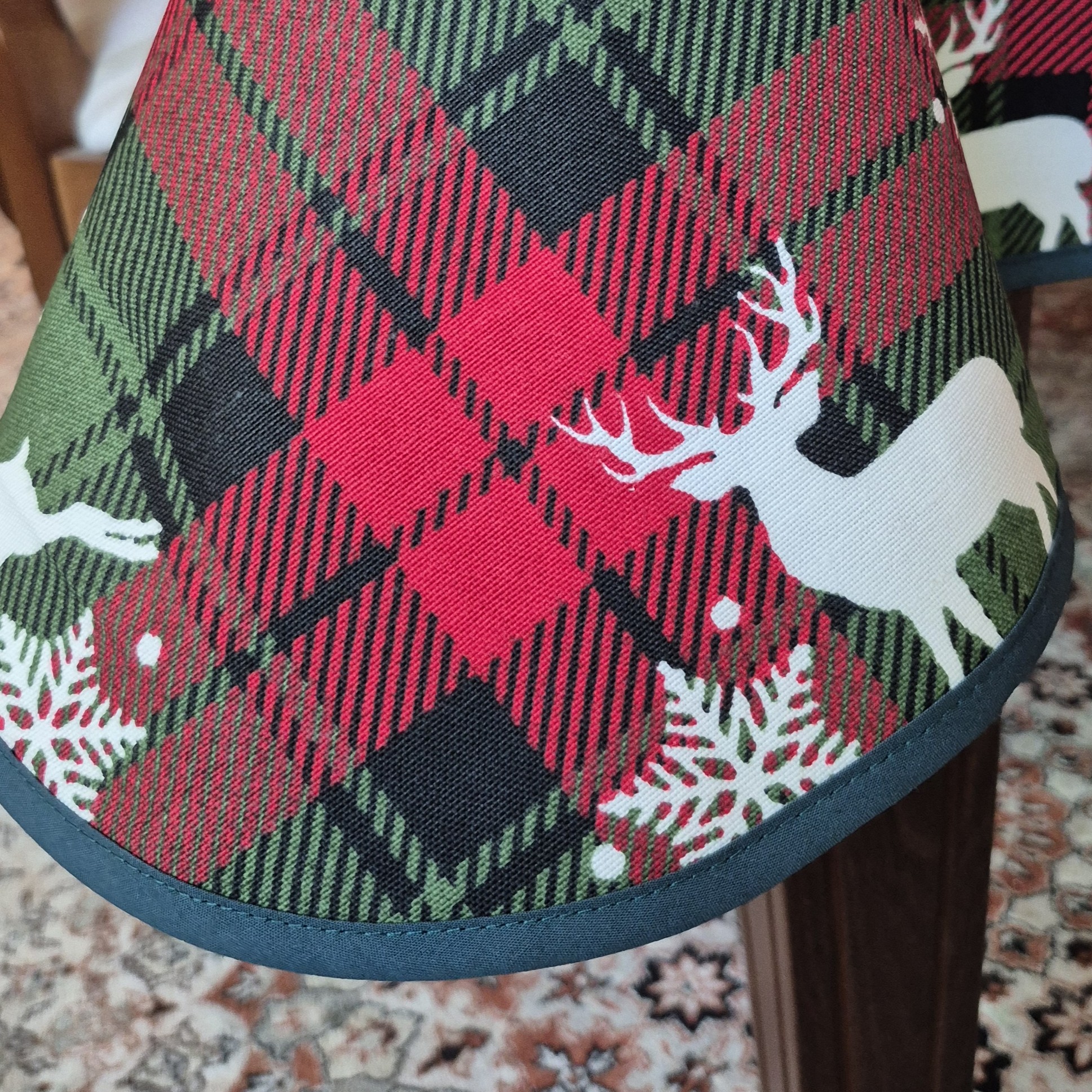 NAVIDAD RENOS 🎄  ESCOCÉS 🎄 mantel 1,2 x 1,7 m  antimanchas