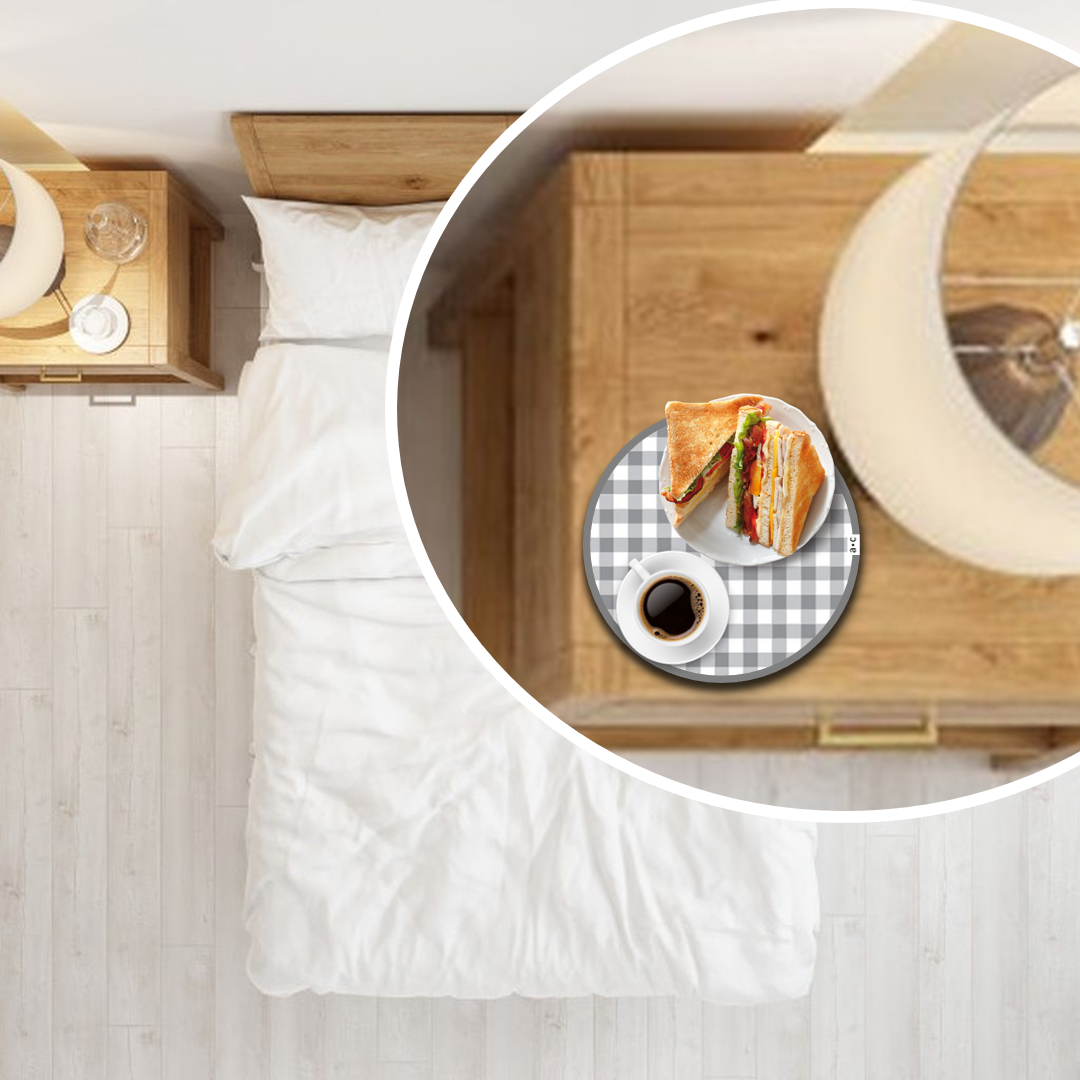 BISTROT GRIS  redondo  29 cm