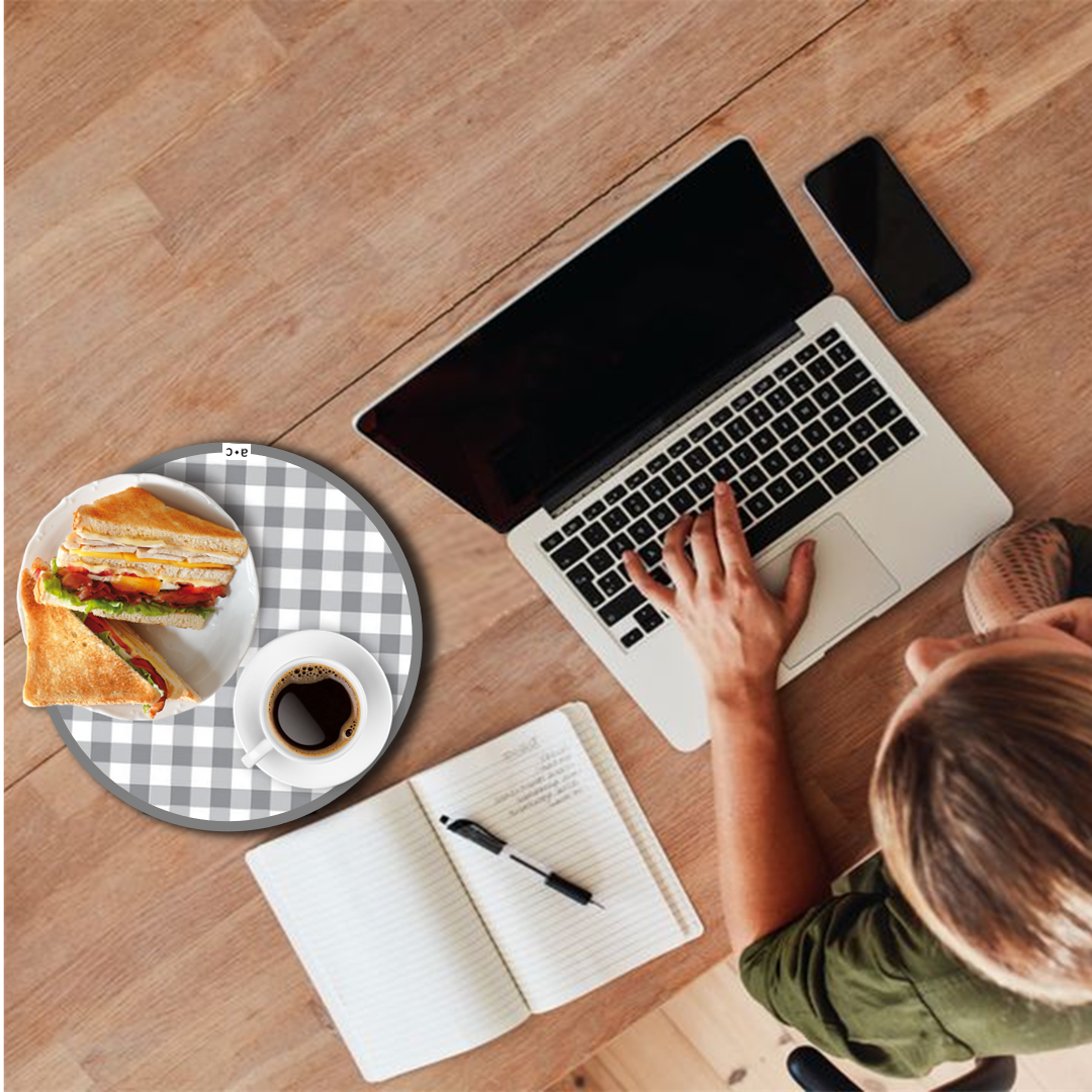 BISTROT GRIS  redondo  29 cm