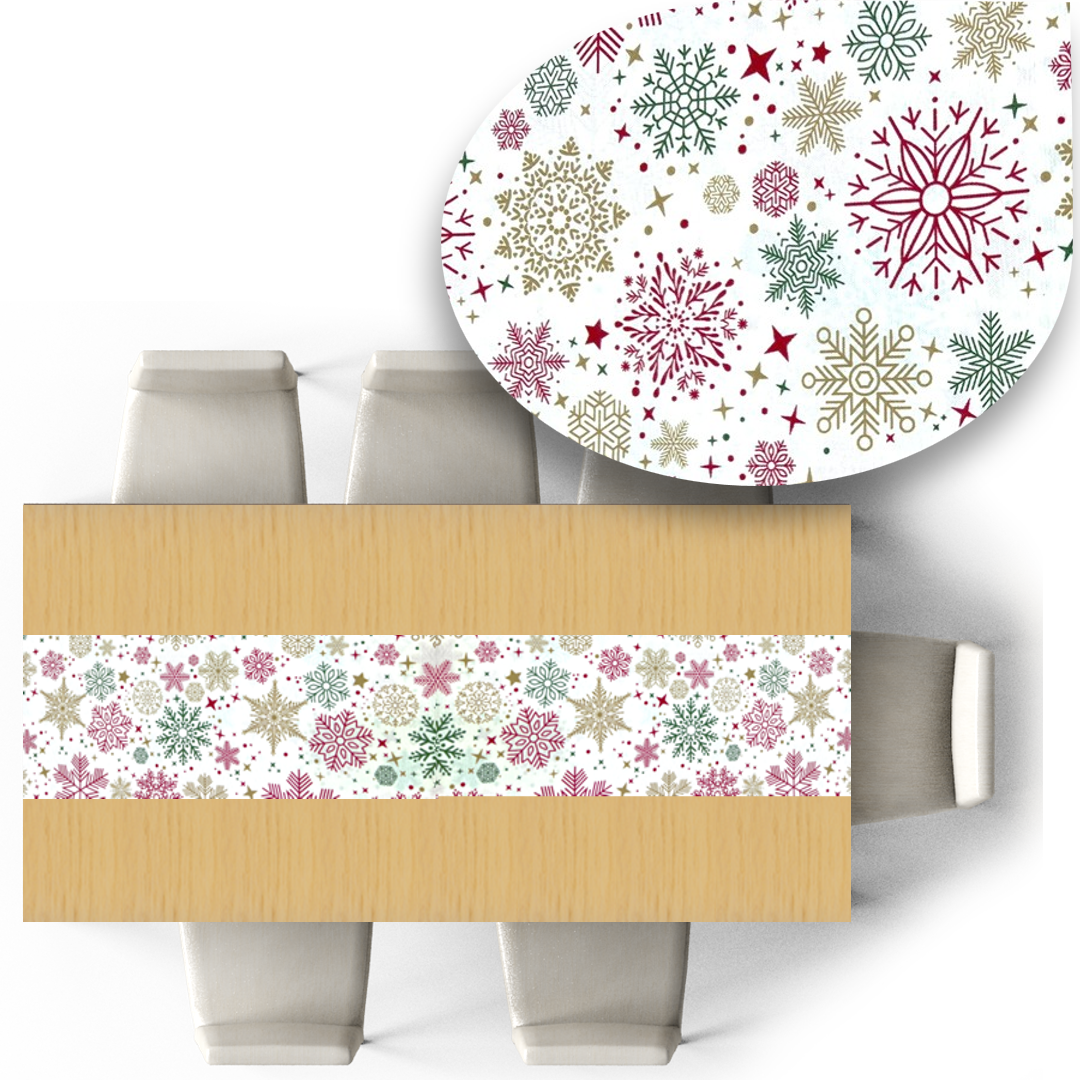 NAVIDAD COPOS 🎄 MULTICOLOR 🎄 27 x 220 cm