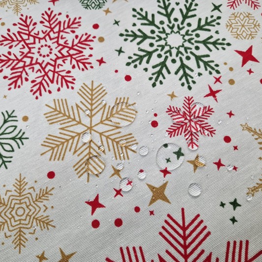 NAVIDAD COPOS 🎄 MULTICOLOR 🎄 50 x 150 cm