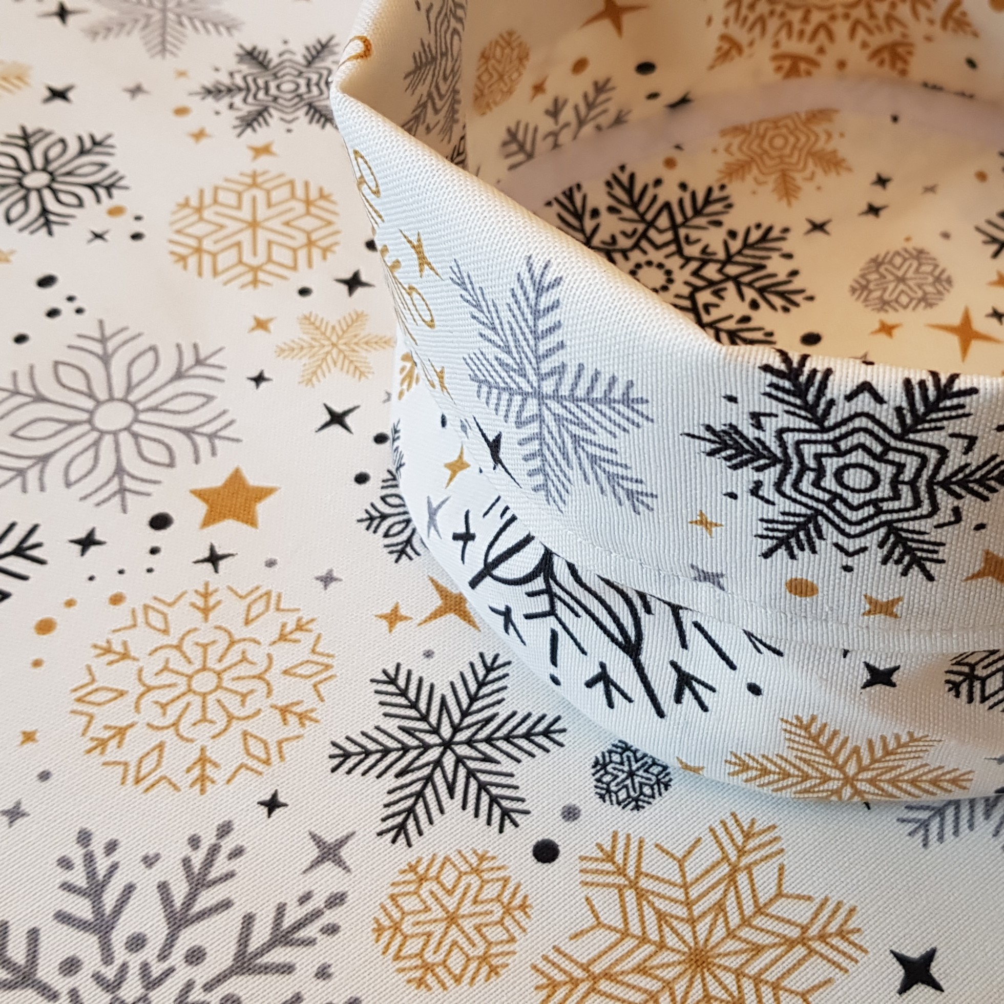 NAVIDAD COPOS 🎄 BLANCO 🎄 x 2 50 x 150 cm c/u