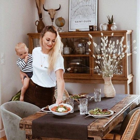 CAFÉ MORO [ color liso ] varias medidas y terminaciones