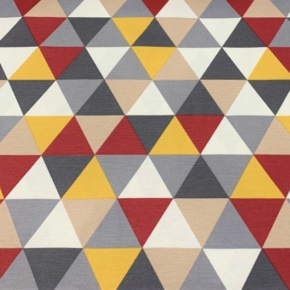 TRiÁNGULOS RETRO ROJO varias medidas y terminaciones