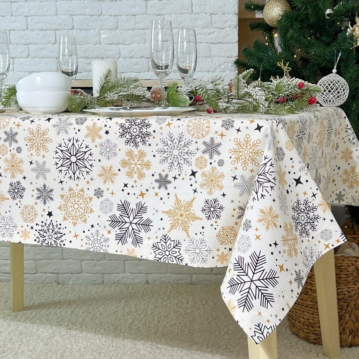 NAVIDAD COPOS BLANCO