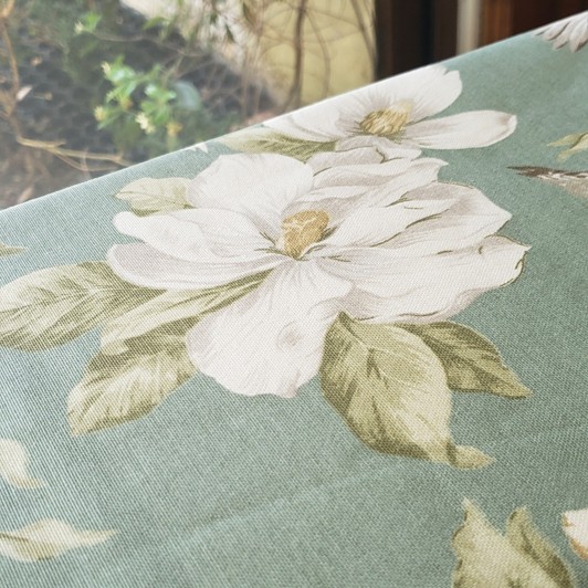 MAGNOLIAS PISTACHO mantel ⬛ 4 p