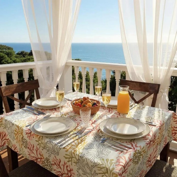 CORAL multicolor mantel 1,5 x 2,4 m antimanchas