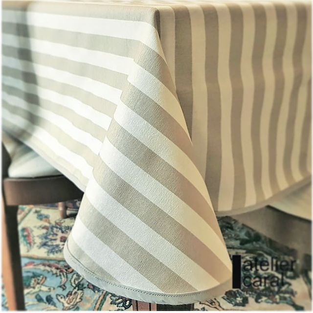 RAYAS beige mantel 1,5 x 2,4 m antimanchas