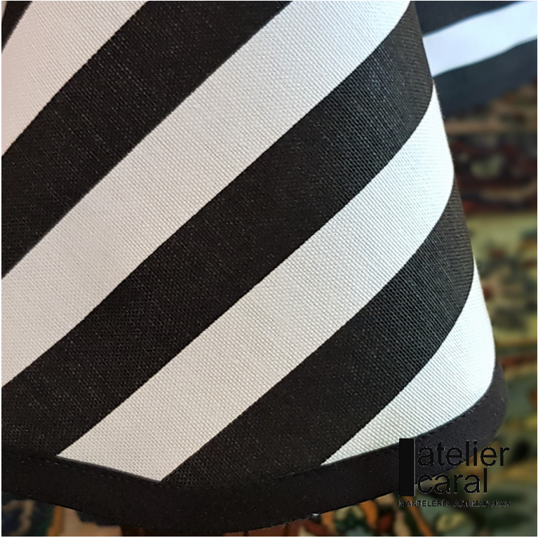 RAYAS negro mantel 1,5 x 2,4 m antimanchas