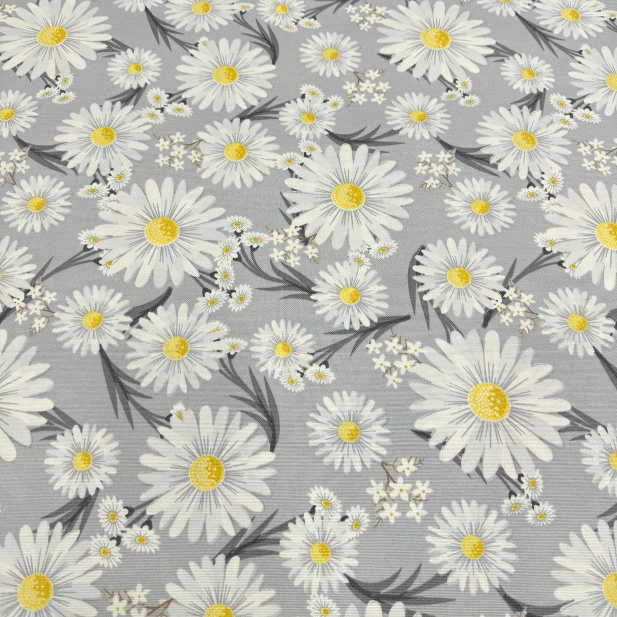 MARGARITAS gris mantel 1,5 x 2,4 m antimanchas
