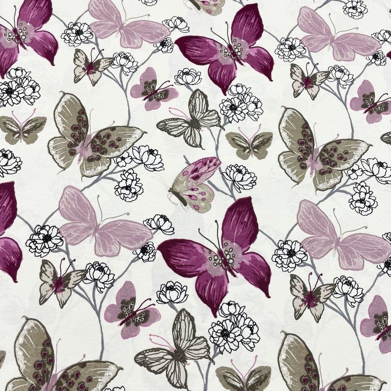 MARIPOSAS lila mantel 1,5 x 2,4 m antimanchas